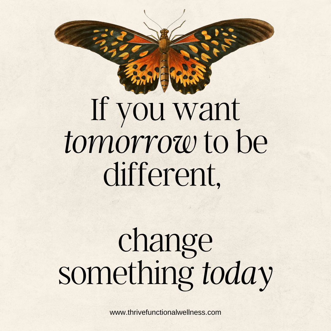 change somethign today