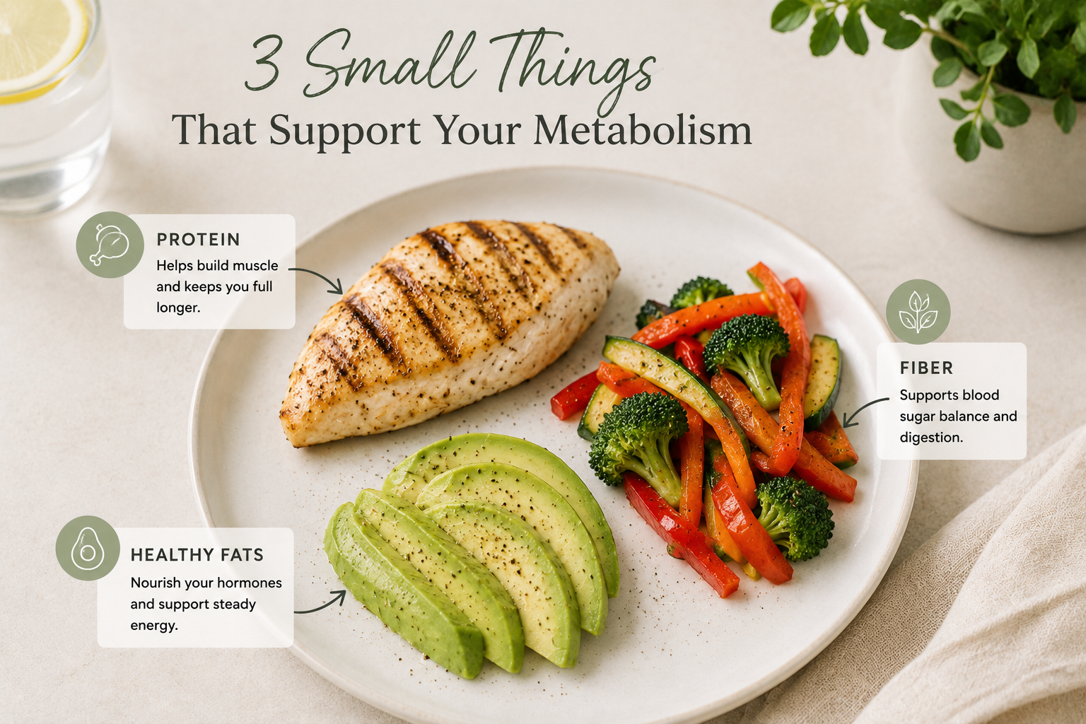 3 small things that support metabolism